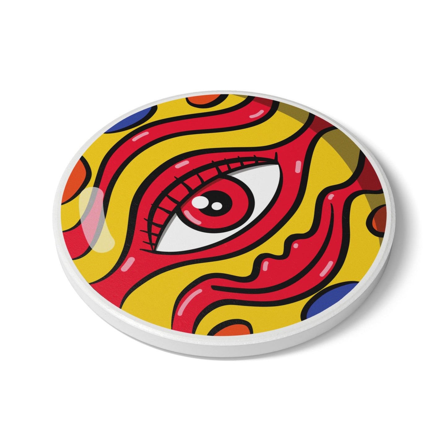 Eye of Jupiter Ceramic Coaster