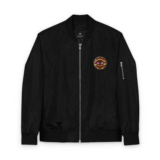 Eye of Jupiter Embroidered Bomber Jacket