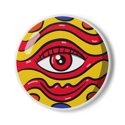 Eye of Jupiter Ceramic Coaster