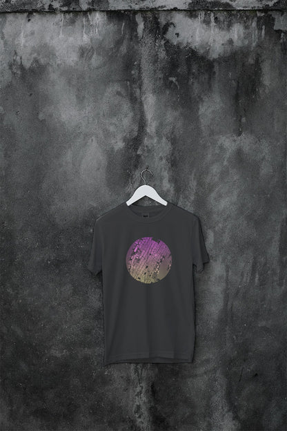 Manhattan (New York City) Urban Design Map T-shirt (Colour on Dark)