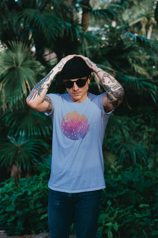 Manhattan (New York City) Urban Design Map T-shirt (Colour on Light)