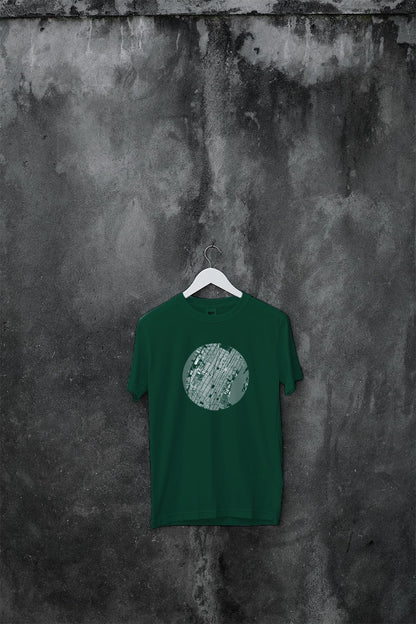 Manhattan (New York City) Urban Design Map T-shirt (monochrome)