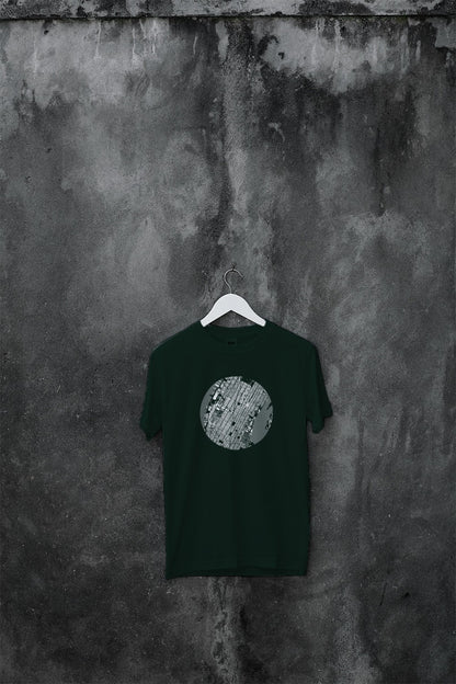 Manhattan (New York City) Urban Design Map T-shirt (monochrome)